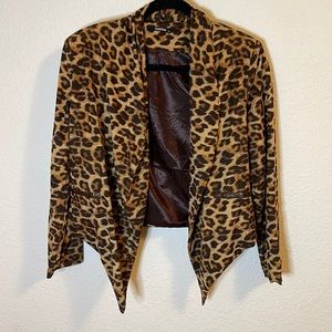 Leopard Blazer